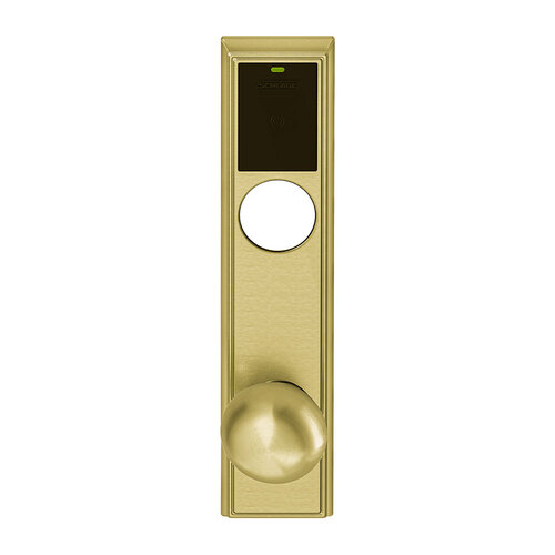 Wireless Mortise Lock Satin Brass