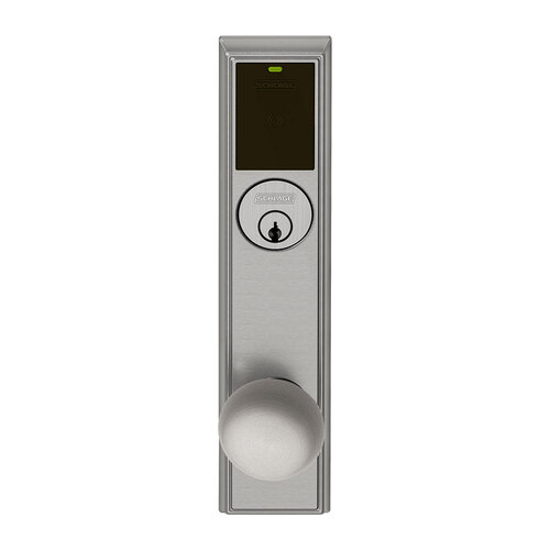 Wireless Mortise Lock Satin Nickel Plated Clear Coated