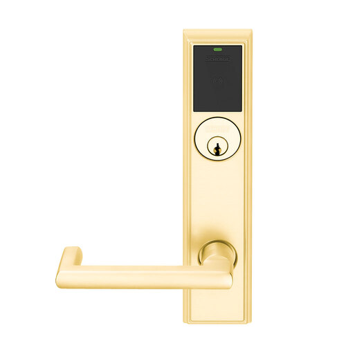 Wireless Mortise Lock Bright Brass