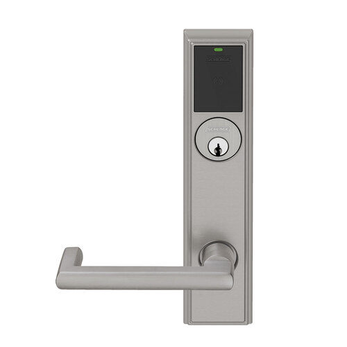 Wireless Mortise Lock Satin Nickel Plated Clear Coated