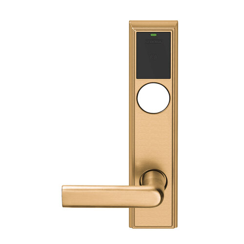 Wireless Mortise Lock Satin Bronze Clear Coated