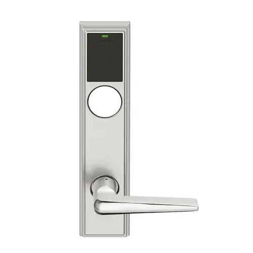 Wireless Mortise Lock Satin Nickel Plated Clear Coated