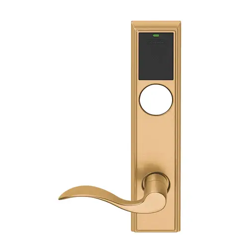 Wireless Mortise Lock Satin Bronze Clear Coated