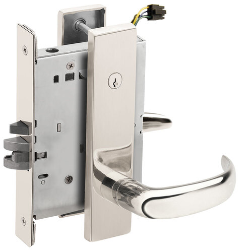 Electric Mortise Lock Bright Chrome