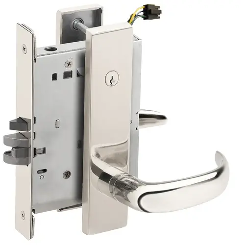 Electric Mortise Lock Bright Stainless Steel