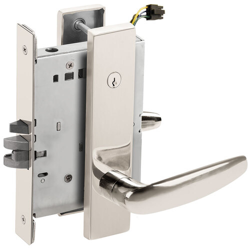 Electric Mortise Lock Bright Stainless Steel