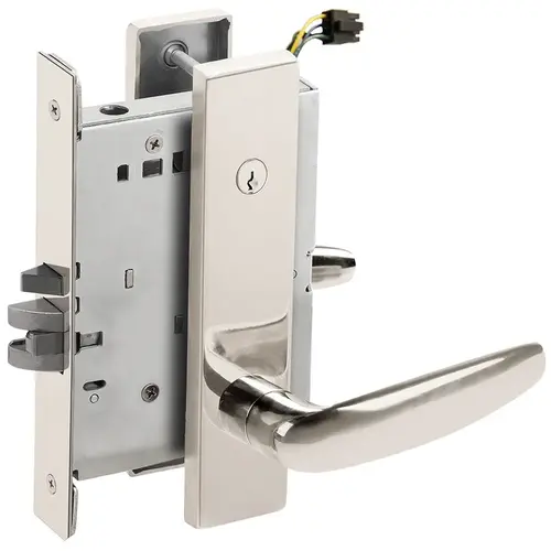 Electric Mortise Lock Bright Chrome