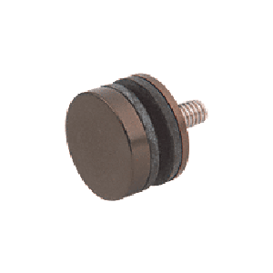 CRL Brass 10/" Back-to-Back Glass Mounted Standard Pull Handle CM10X10BR