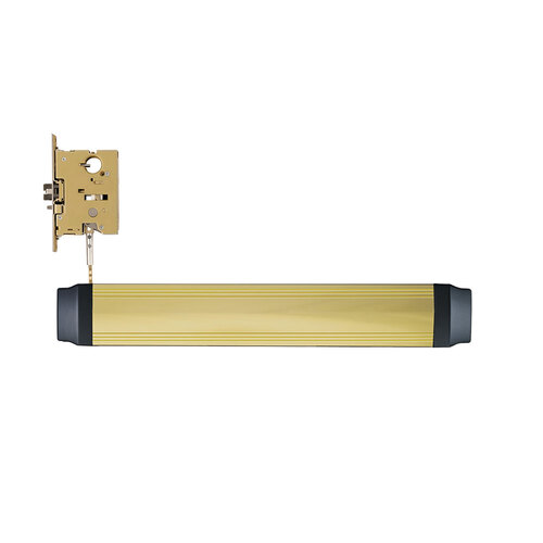 Exit Device Satin Brass