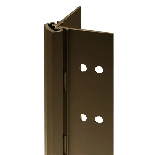 CONTINUOUS HINGE, CONCEALED HEAVY DUTY, 83 INCHES 4 WIRE CONCEAL THROUGH WIRE DARK BRONZE