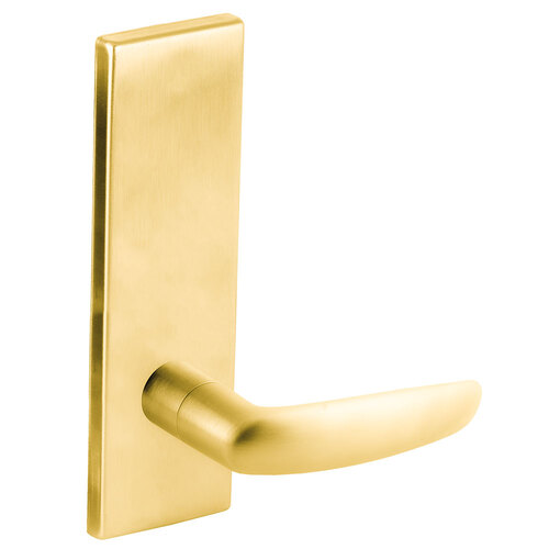 Lock Mortise Trim Set Bright Brass