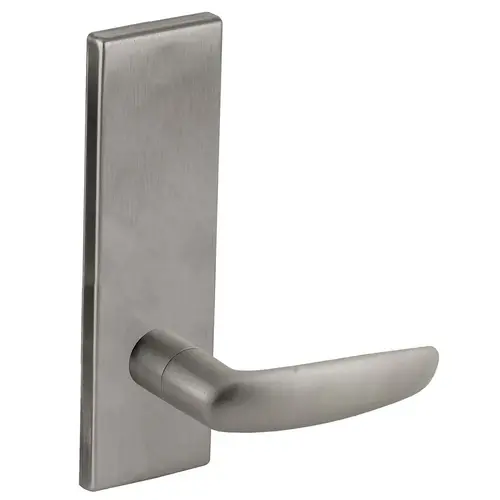 Lock Mortise Trim Set Satin Nickel Plated Clear Coated