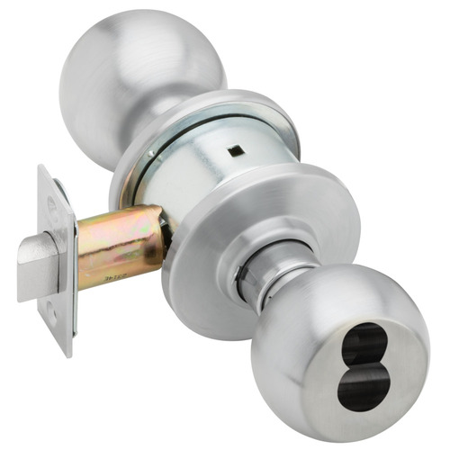 Lock Cylindrical Lock Satin Chrome