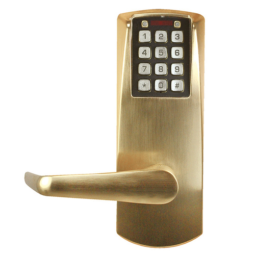 Kaba Access E2032LL-606-41 Pushbutton Lock Satin Brass