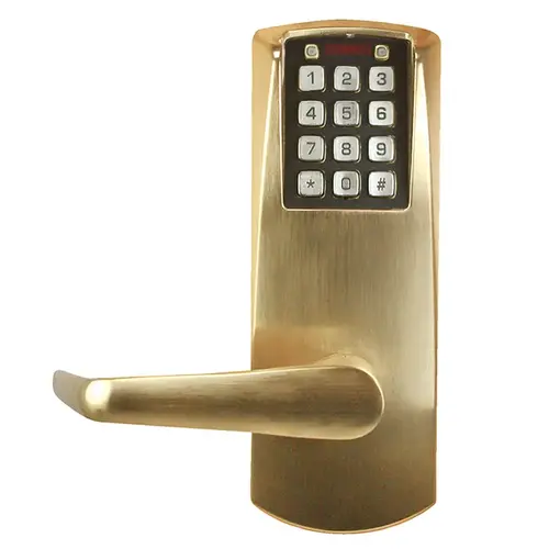 Pushbutton Lock Satin Brass