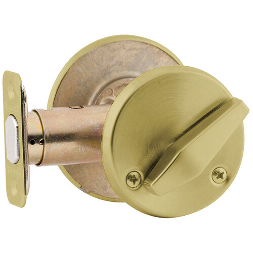 Deadlock Satin Brass