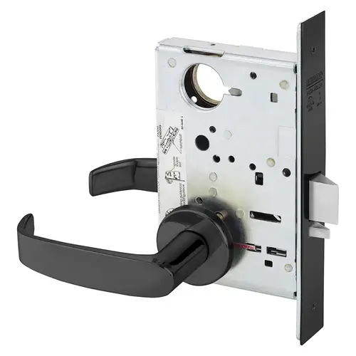 Mortise Lock Dark Oxidized Statuary Bronze Clear Coated