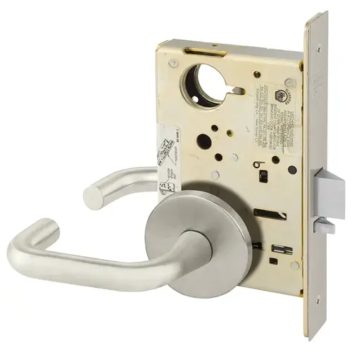 Manufacturing Mortise Lock Satin Nickel Plated Clear Coated