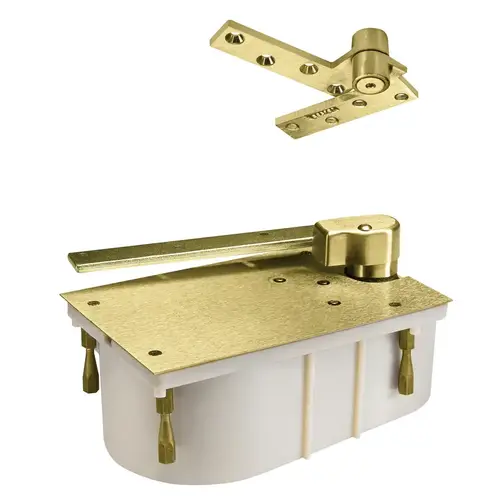 Floor Closers Satin Brass