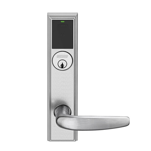 Wireless Mortise Lock Bright Chrome