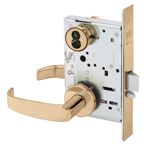 Manufacturing Mortise Lock Bright Bronze Clear Coated