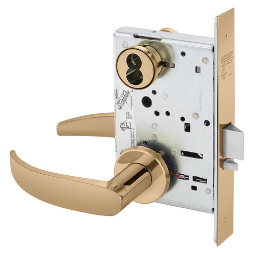 Manufacturing Mortise Lock Bright Bronze Clear Coated