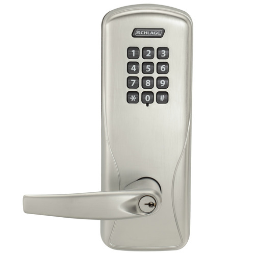 Electric Mortise Lock Satin Nickel Plated Clear Coated