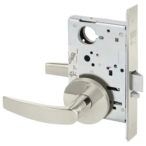 Manufacturing Mortise Lock Bright Nickel Plated Clear Coated