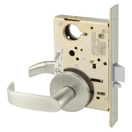 Manufacturing Mortise Lock Satin Nickel Plated Clear Coated