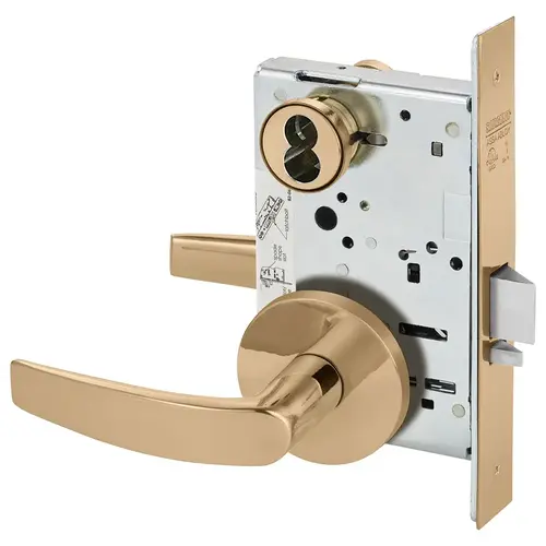 Manufacturing Mortise Lock Bright Bronze Clear Coated