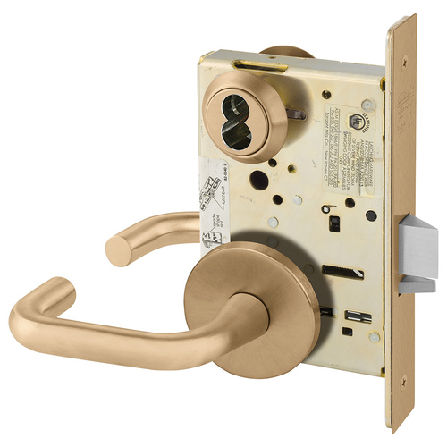 Manufacturing Mortise Lock Satin Bronze Clear Coated