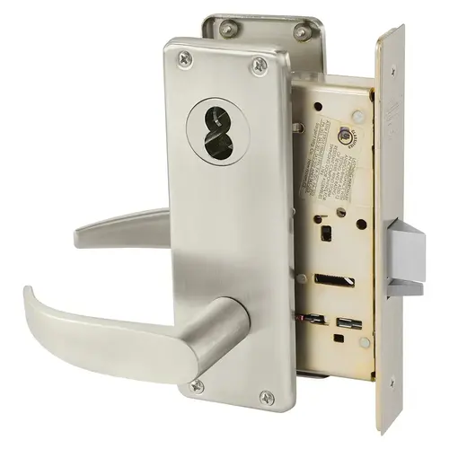 Manufacturing Mortise Lock Satin Nickel Plated Clear Coated