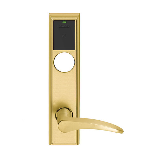 Wireless Mortise Lock Bright Brass