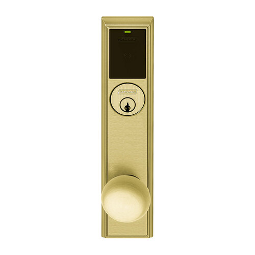 Wireless Mortise Lock Satin Brass