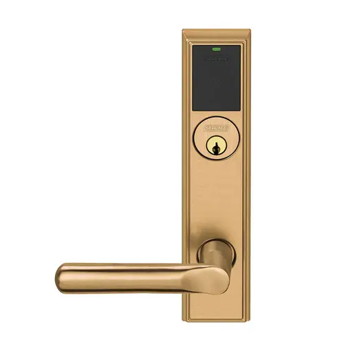 Wireless Mortise Lock Satin Bronze Clear Coated