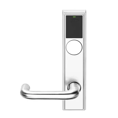 Wireless Mortise Lock Bright Chrome