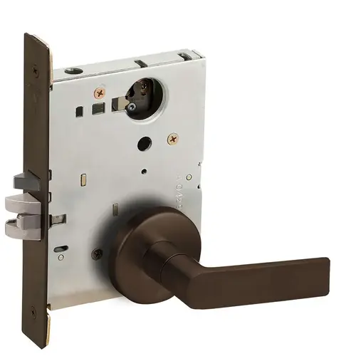 Mortise Lock Dark Oxidized Satin Bronze Oil Rubbed