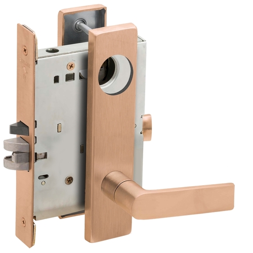 Mortise Lock Satin Bronze Clear Coated