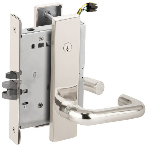 Electric Mortise Lock Bright Chrome