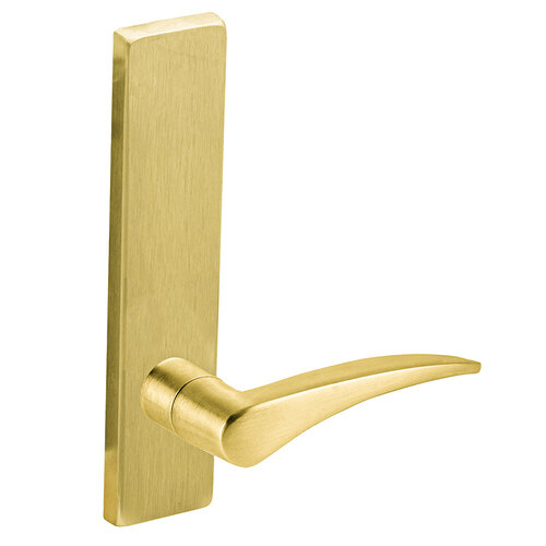 Trim Set with Left Hand 12 Lever L Escutcheon for a L9010 Satin Brass Finish