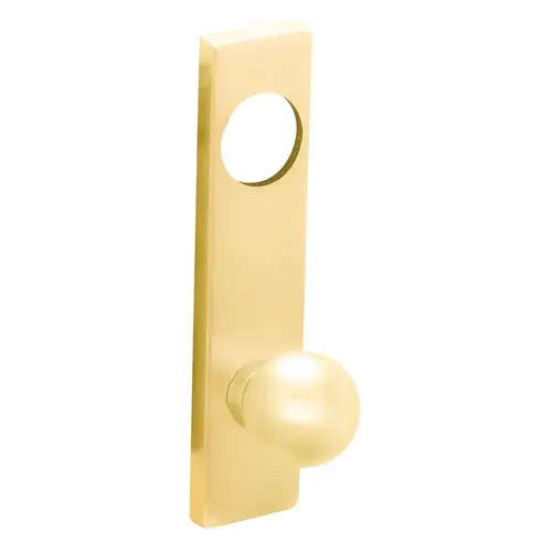 Trim Set with 42 Knob L Escutcheon for a L9070, L9080, or L9465 Bright Brass Finish