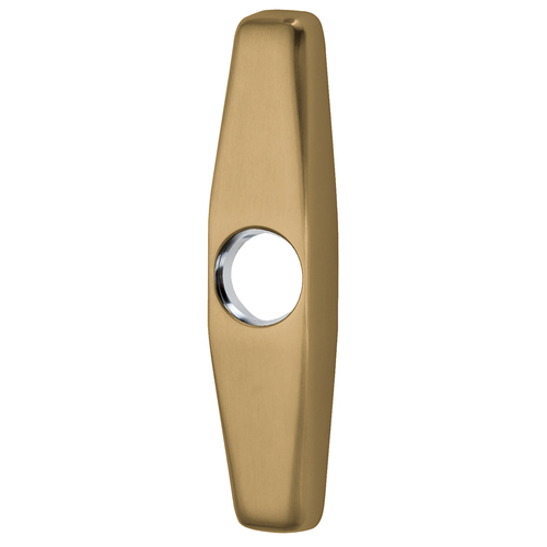 Rigid Pull Night Latch Cylinder Trim for 33 / 35 Rim Satin Brass