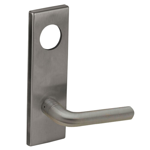 Lock Mortise Trim Set Satin Nickel Plated Clear Coated