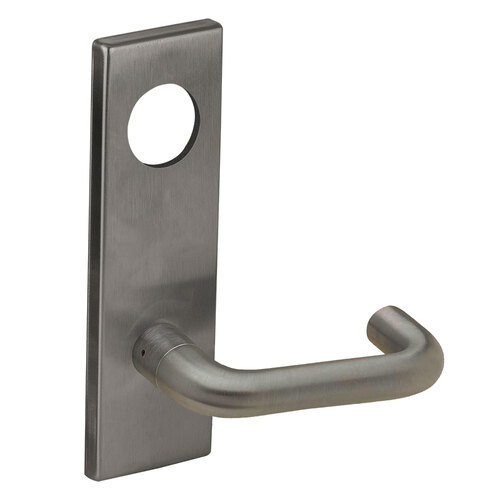 Lock Mortise Trim Set Satin Nickel Plated Clear Coated