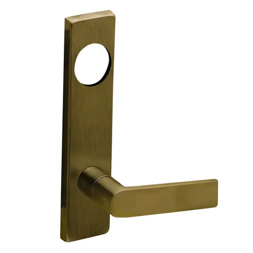 Lock Lock Parts Satin Brass Blackened Satin Relieved Clear Coated