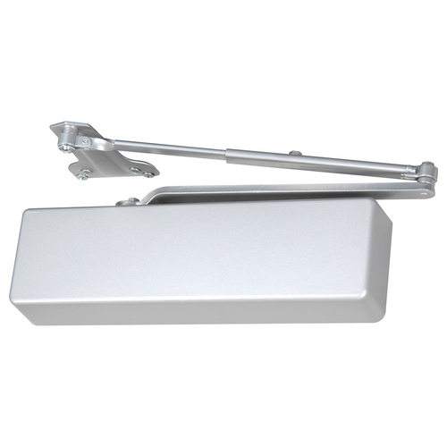 Size 6 Spring Extra Power Special Application Door Closer Aluminum Finish