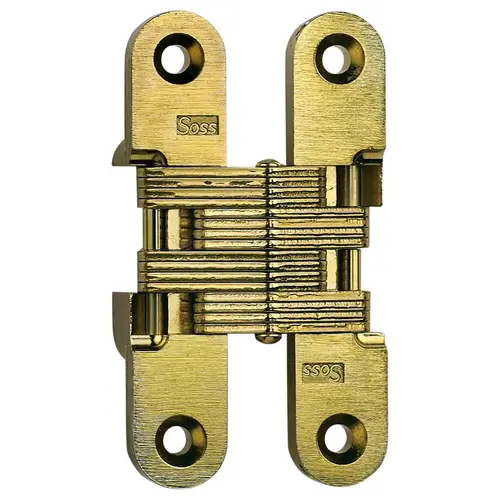 212 INV HNG 3-3/4IN US4 1EA 212 SER 3-3/4IN INVIS HINGE 1-1/8 INCH MIN DOOR THICKNESS 1 EACH SATIN BRASS