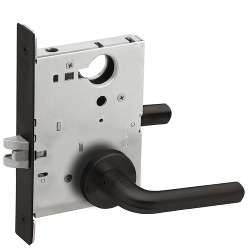 Lock Mortise Lock Flat Black Coated