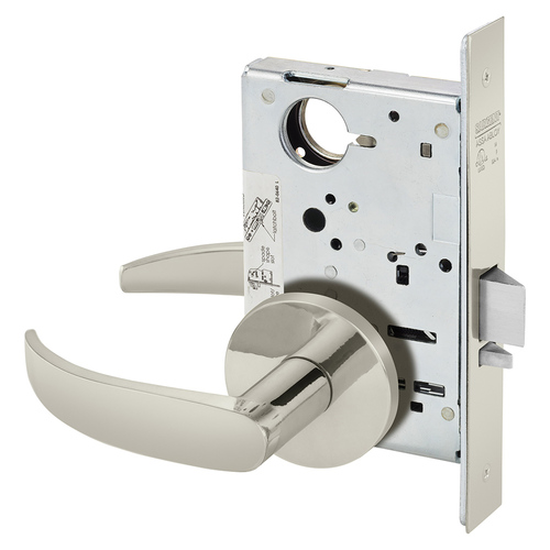 Manufacturing Mortise Lock Bright Nickel Plated Clear Coated