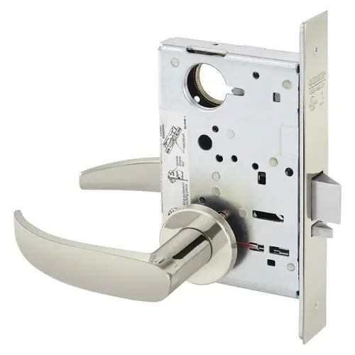 Manufacturing Mortise Lock Bright Nickel Plated Clear Coated